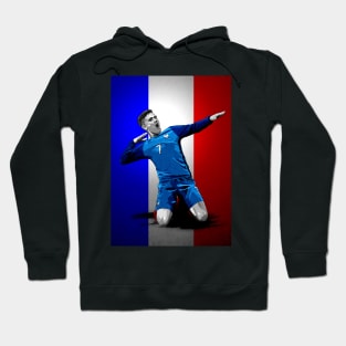 Antoine Griezmann - France Football Artwork Hoodie